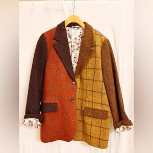 Sundance in Partnership with Harris Tweed Women’s Patchwork Blazer